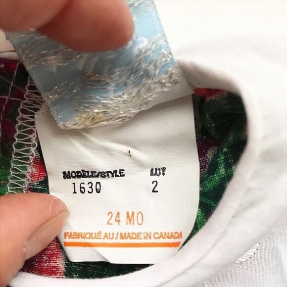 Vintage Little Miracles NWT fruit print dress 24m - Picture 5 of 6